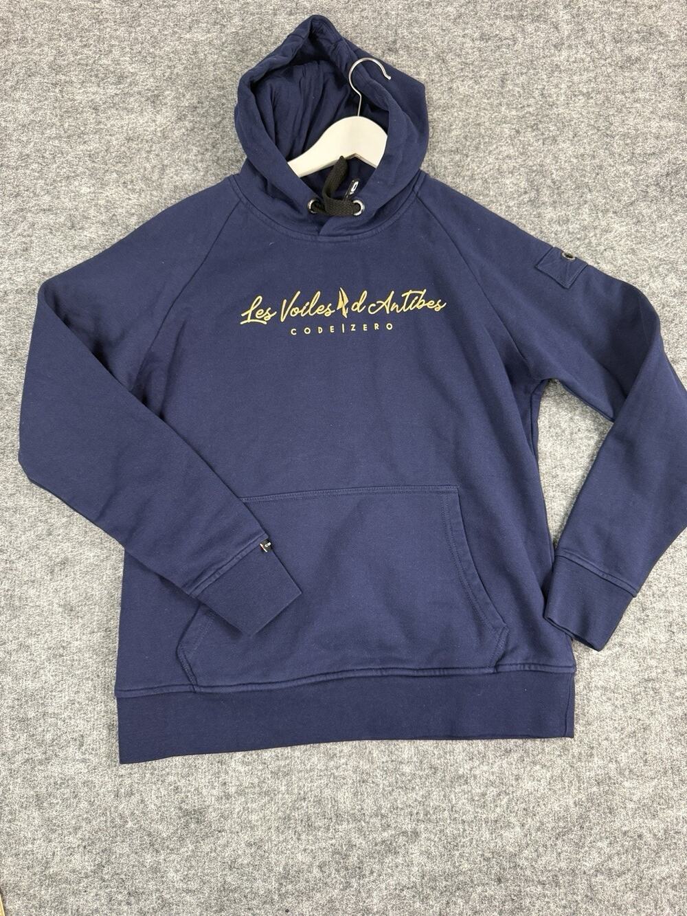 Code Zero Hoodie Women XL Blue Les Voiles d'Antibes Yachting Sweatshirt N137